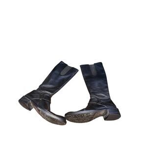 Vintage Italian leather knee boots size euro 39